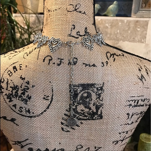 Filigree heart bohemian choker - Picture 8 of 8